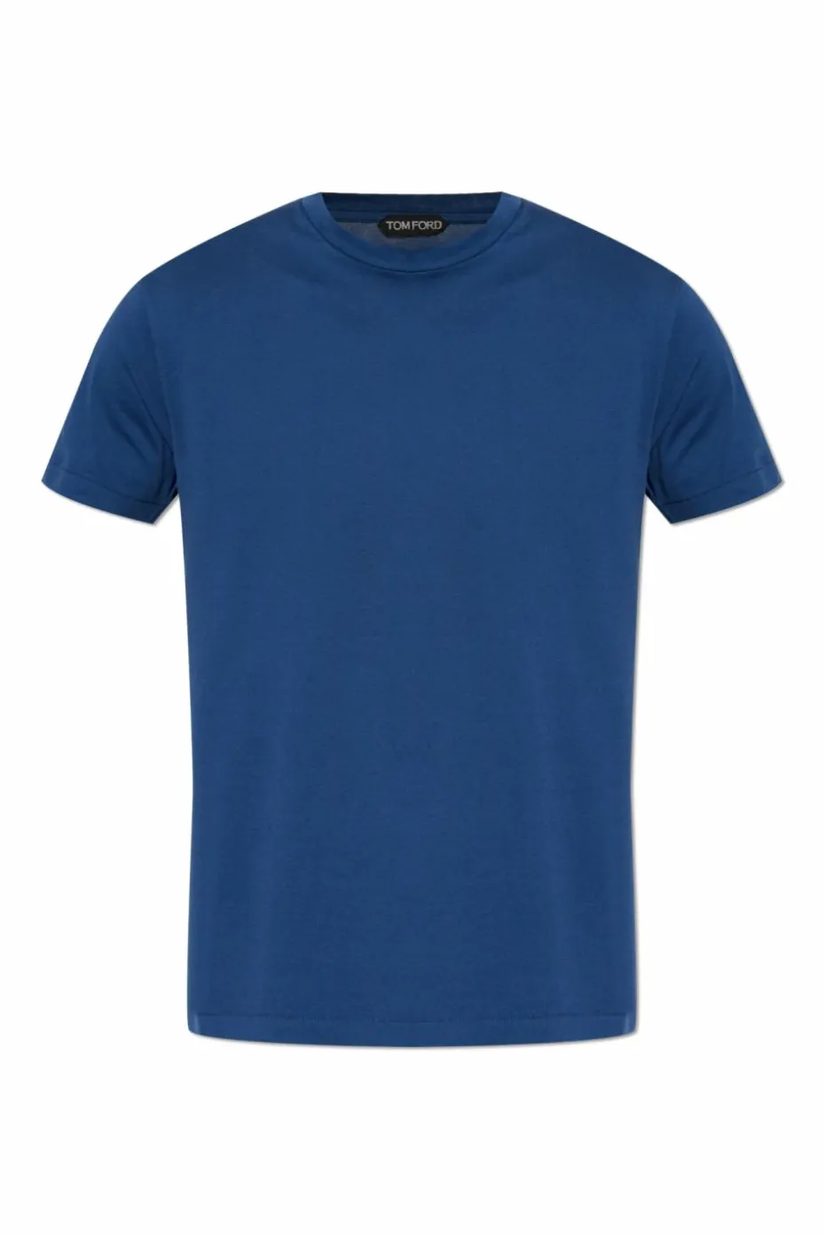Tom Ford GRANATOWY Bawełniany t-shirt