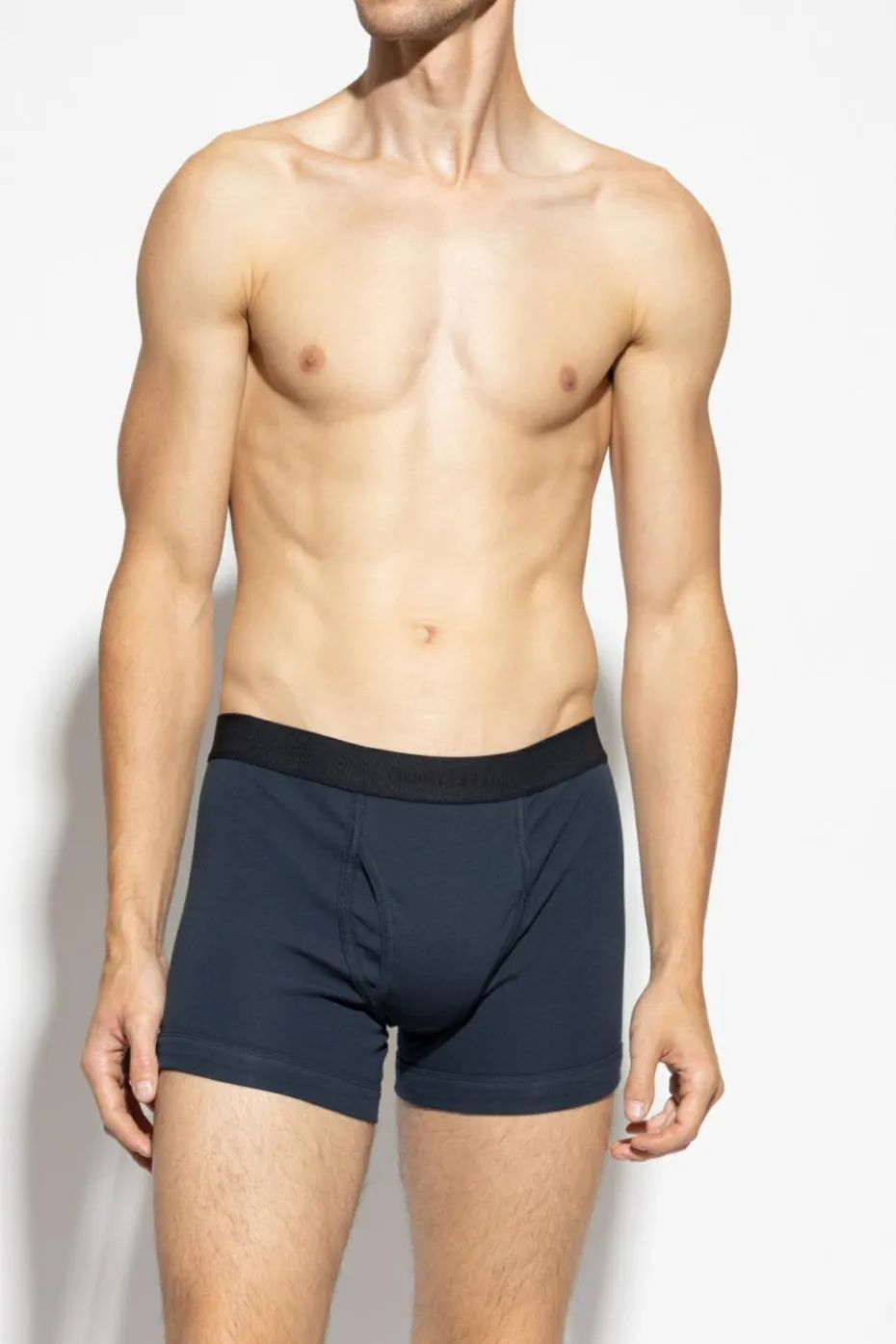 Tom Ford GRANATOWY Bokserki z logo