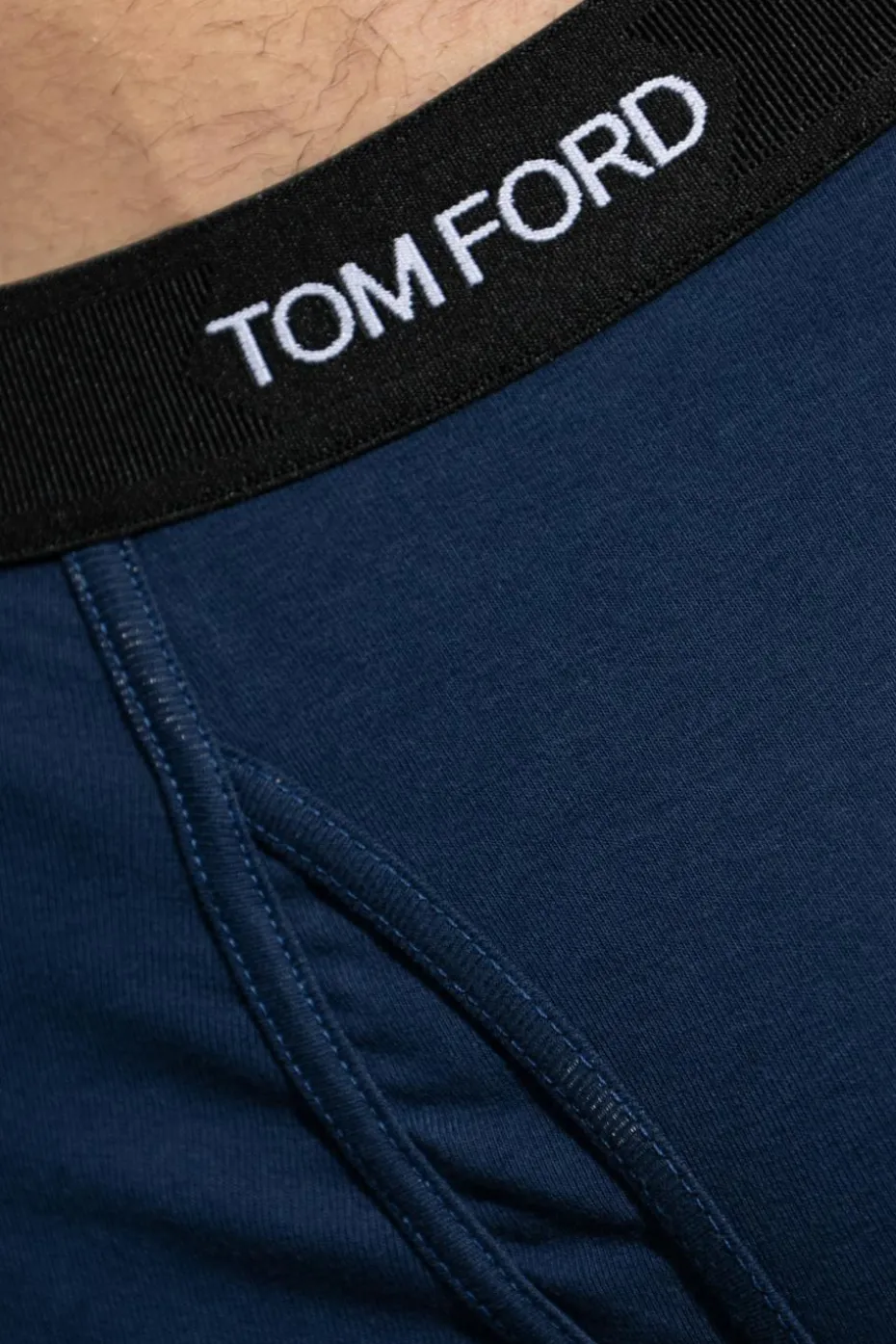 Tom Ford GRANATOWY Bokserki z logo