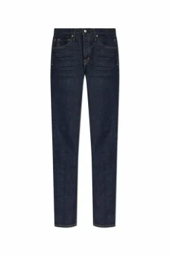Tom Ford GRANATOWY Jeansy typu `slim`