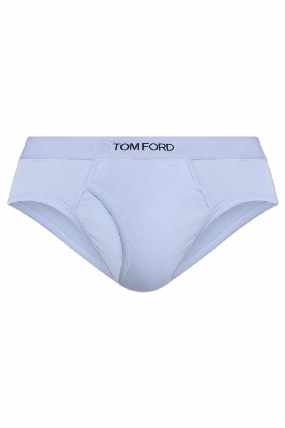 Tom Ford jasnoniebieski Slipy z logo