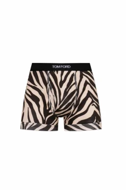 Tom Ford kremowy Bokserki z logo