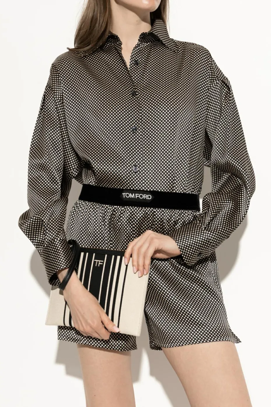 Tom Ford kremowy Torba do ręki