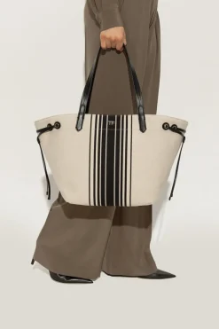 Tom Ford kremowy Torba typu `shopper` z logo