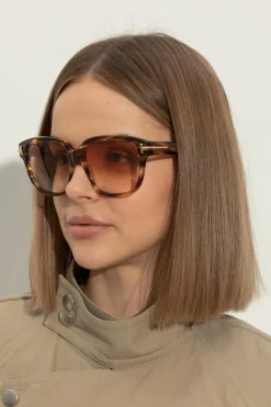 Tom Ford POMARAŃCZOWY Okulary przeciwsłoneczne