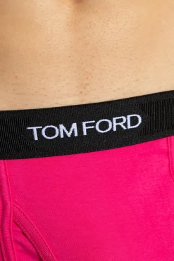 Tom Ford RÓŻOWY Bawełniane bokserki