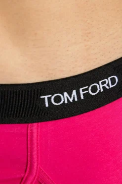 Tom Ford RÓŻOWY Bawełniane slipy