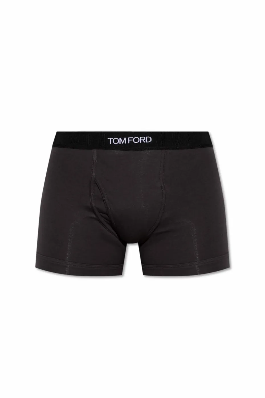 Tom Ford SZARY Bawełniane bokserki z logo