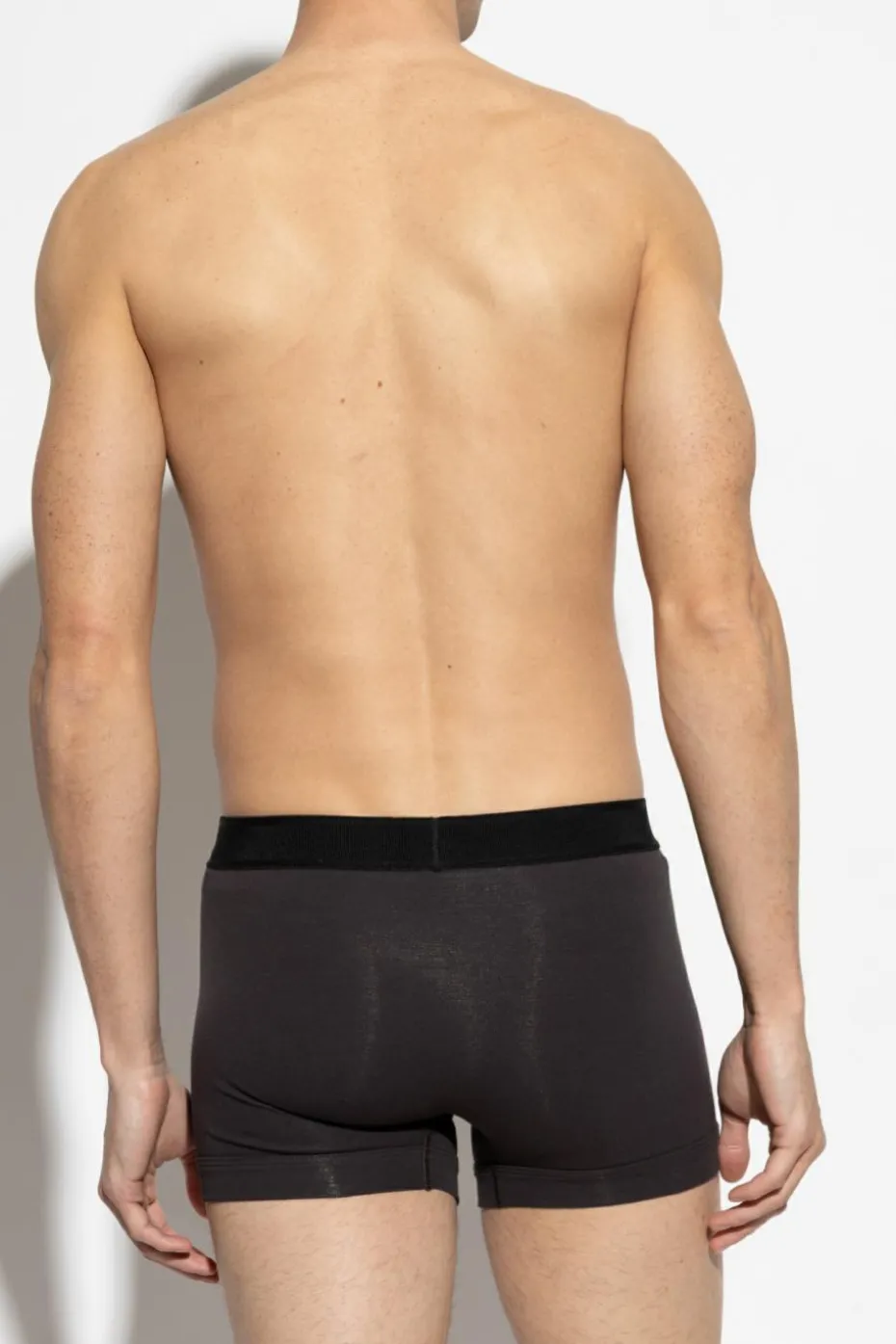 Tom Ford SZARY Bawełniane bokserki z logo