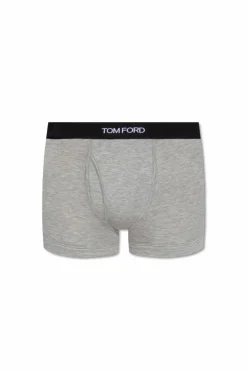 Tom Ford SZARY Bokserki z logo