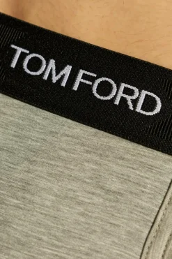 Tom Ford SZARY Dwupak bokserek z logo