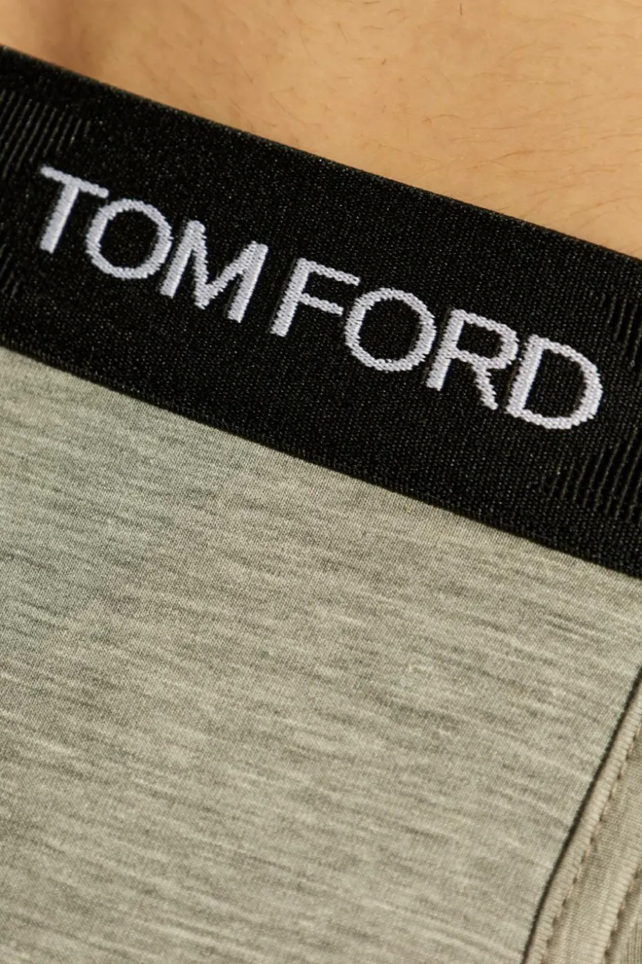 Tom Ford SZARY Dwupak bokserek z logo