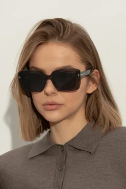 Tom Ford SZARY Okulary przeciwsłoneczne