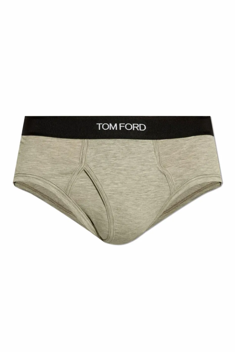 Tom Ford SZARY Slipy z logo