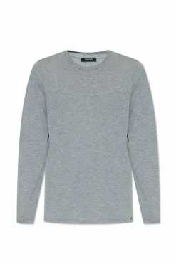 Tom Ford SZARY T-shirt z logo