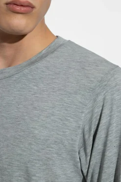 Tom Ford SZARY T-shirt z logo