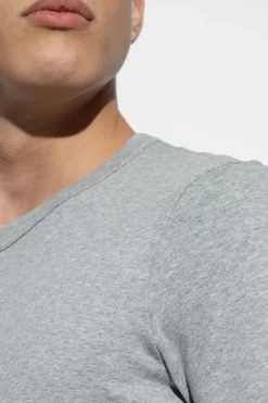 Tom Ford SZARY T-shirt z logo