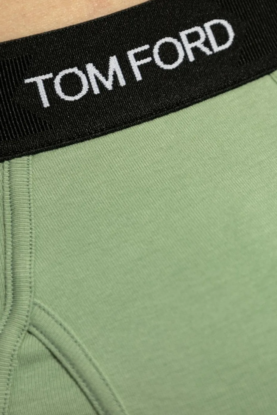 Tom Ford ZIELONY Bawełniane slipy