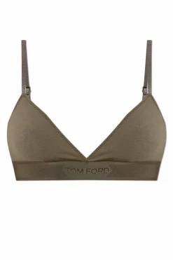 Tom Ford ZIELONY Biustonosz z logo