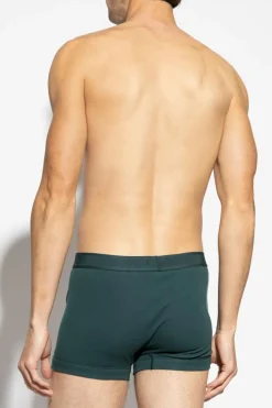 Tom Ford ZIELONY Bokserki z logo