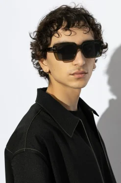 Tom Ford ZIELONY Okulary przeciwsłoneczne