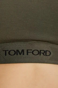 Tom Ford ZIELONY Top bieliźniany