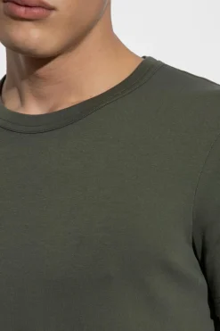 Tom Ford ZIELONY T-shirt z logo