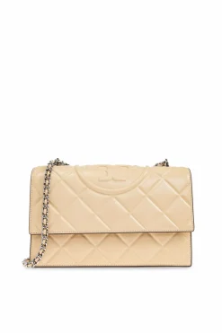 Tory Burch beżowy Torba na ramię `Fleming`