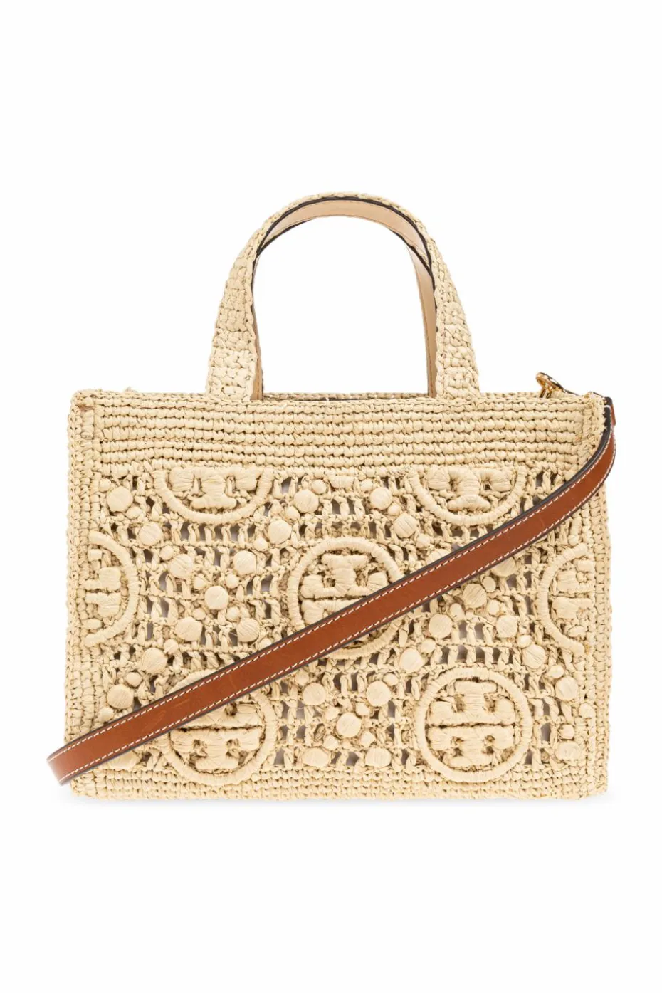 Tory Burch beżowy Torba `T Monogram` typu ‘shopper’
