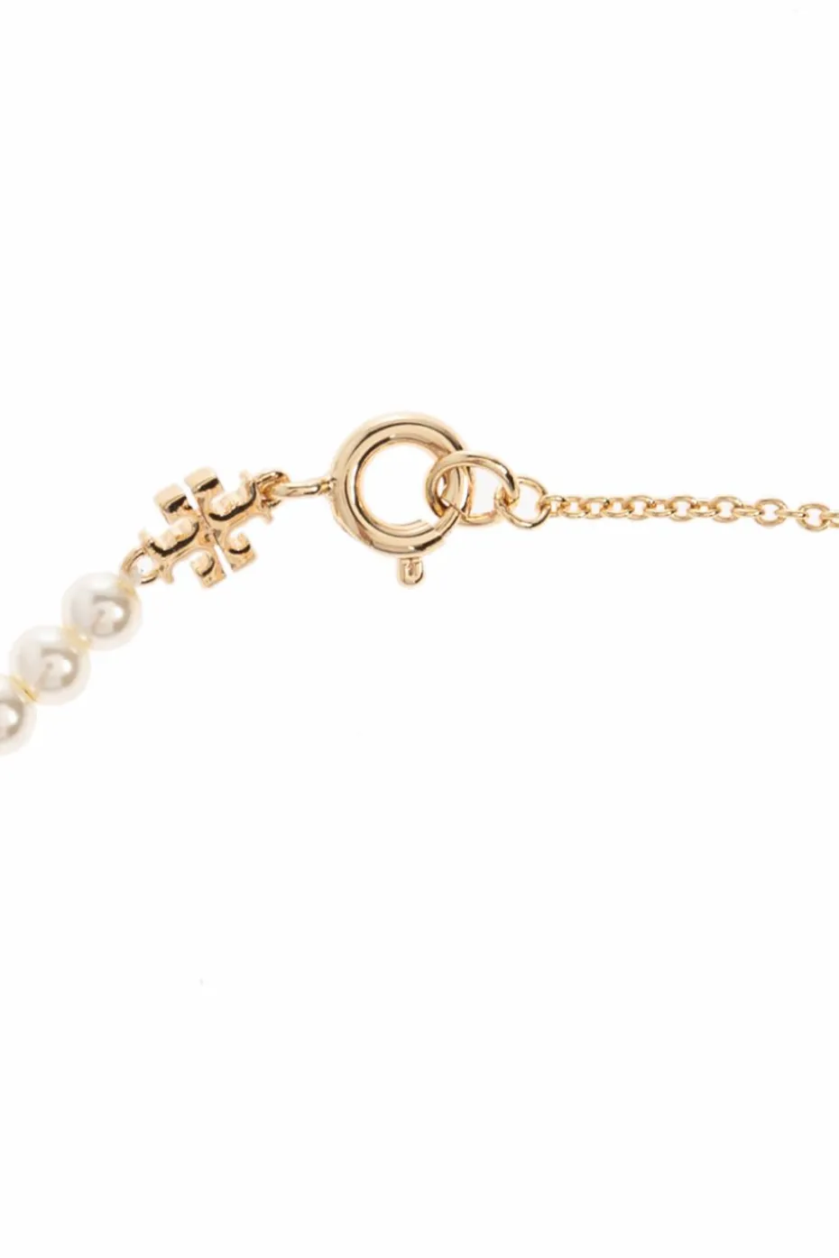 Tory Burch BIAŁY Bransoleta z logo