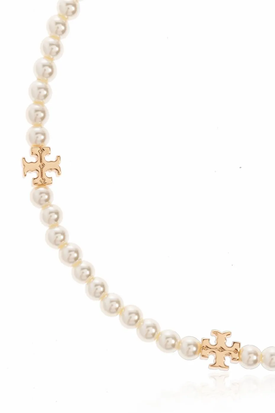 Tory Burch BIAŁY Bransoleta z logo