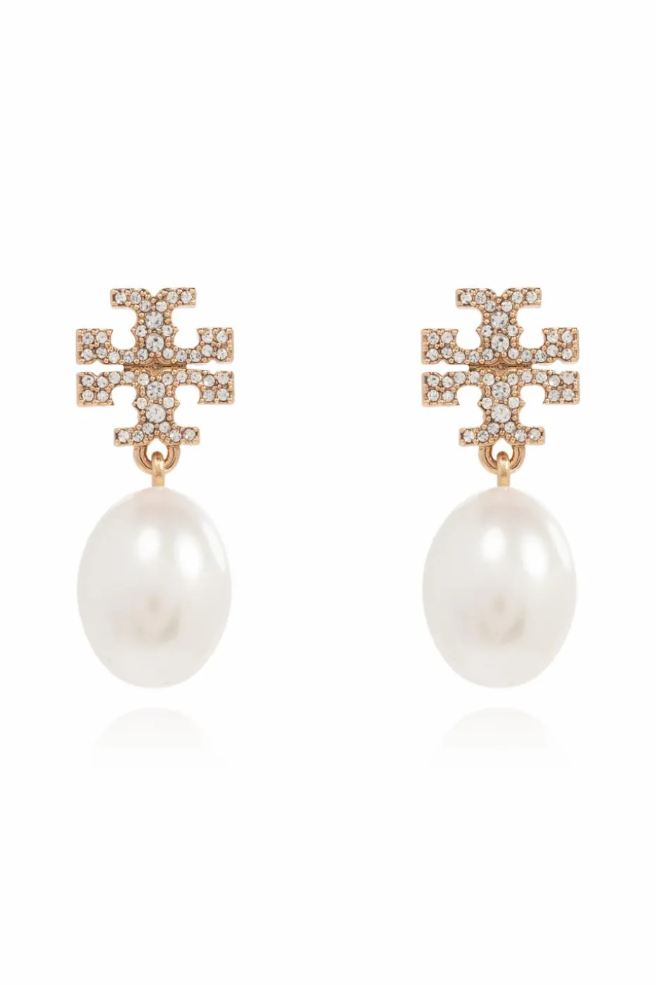 Tory Burch BIAŁY Kolczyki ‘Kira’