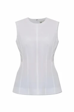 Tory Burch BIAŁY Top bez rękawów