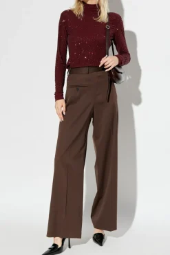 Tory Burch BORDO Golf z dekoracyjnymi elementami