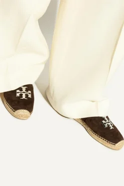 Tory Burch BRĄZOWY Espadryle `Eleanor`