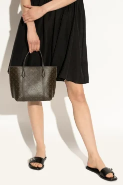 Tory Burch BRĄZOWY Torba do ręki `Perry Small`