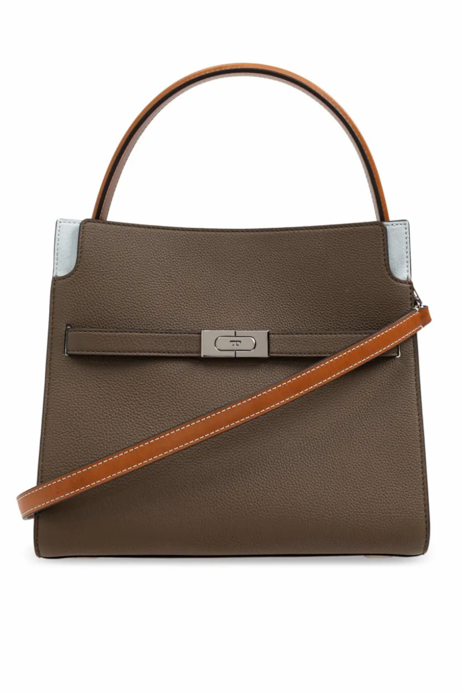 Tory Burch BRĄZOWY Torba na ramię `Lee Radziwill`