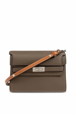 Tory Burch BRĄZOWY Torba na ramię `Lee Radziwill`