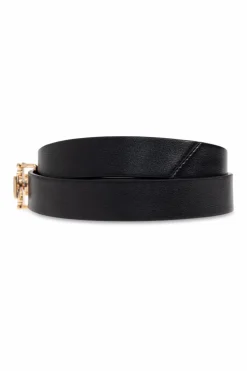 Tory Burch CZARNY Dwustronny pasek