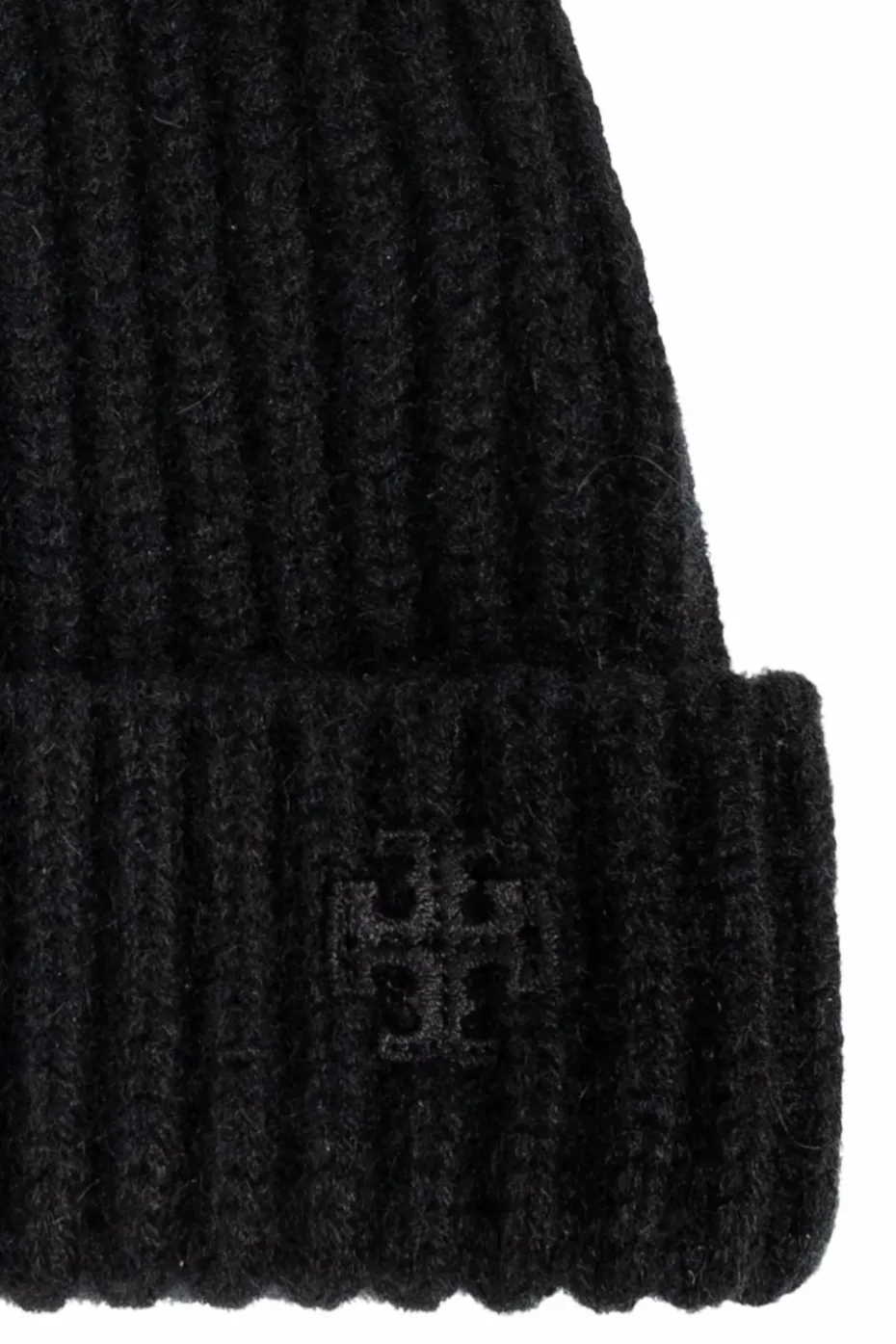Tory Burch CZARNY Kaszmirowa czapka