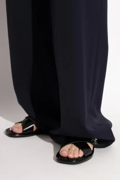 Tory Burch CZARNY Klapki `T-Lock`