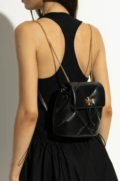 Tory Burch CZARNY Plecak `Kira Diamond Small`
