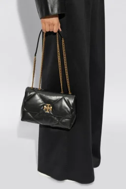 Tory Burch CZARNY Torba na ramię ‘Kira Diamond Small’