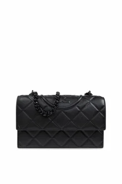 Tory Burch CZARNY Torba na ramię `Fleming Small`