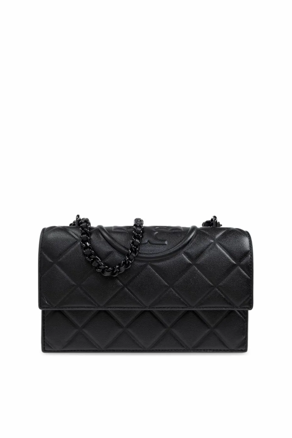 Tory Burch CZARNY Torba na ramię `Fleming Small`