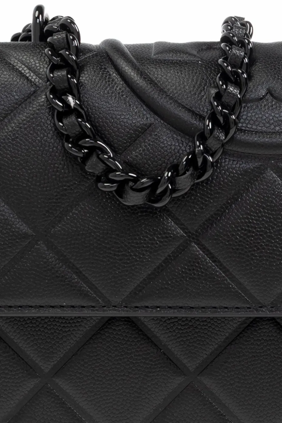 Tory Burch CZARNY Torba na ramię `Fleming Small`