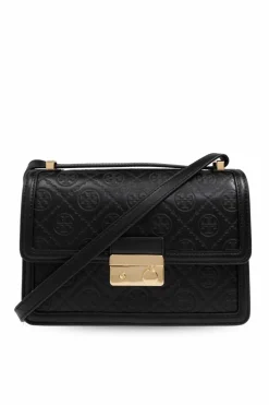 Tory Burch CZARNY Torba na ramię `T-Monogram`