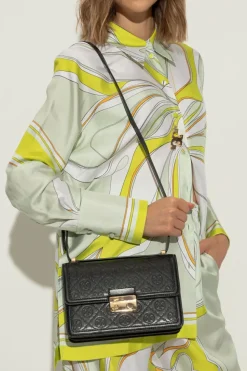 Tory Burch CZARNY Torba na ramię `T-Monogram`