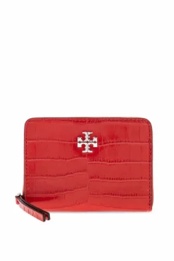 Tory Burch CZERWONY Portfel z logo