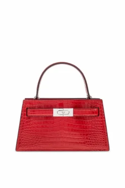 Tory Burch CZERWONY Torba do ręki `Lee Radziwill Mini`